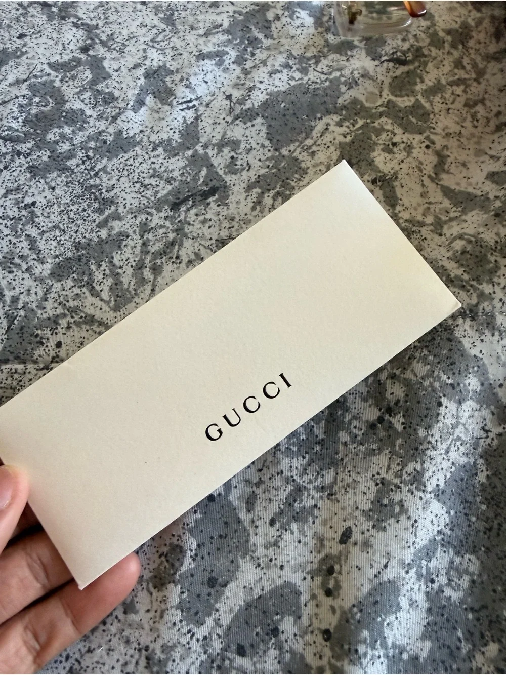 Gucci Gold Frame Sunglasses with Gray Lenses